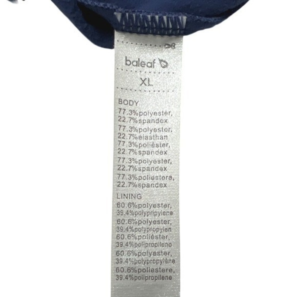 Baleaf Fleece Lined Thermal Base Layer Shirt Thumb Hole‎ Cold Weather Blue XL - Picture 6 of 6